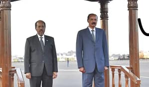 Read more about the article President of Somalia Arrives in Eritrea for Tripartite Talks