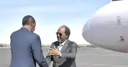 President of Somalia in Eritrea