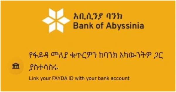 Bank of Abyssinia Fayda ID Connect